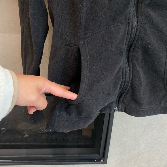 The North Face Full Zip Long Sleeve Black Fleece, Size M - Picture 3 of 6